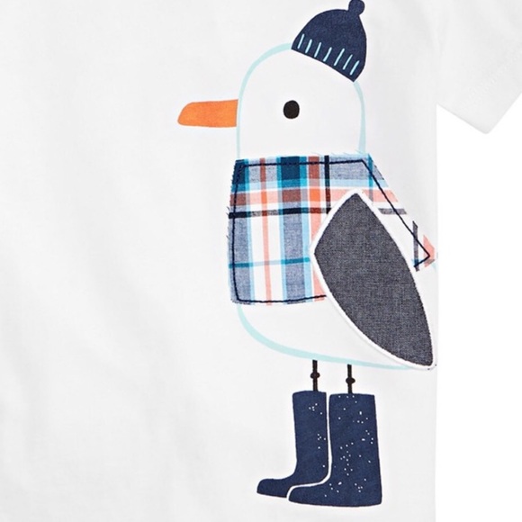 NWT First Impressions Penguin White T-Shirt 18mo - Picture 2 of 2